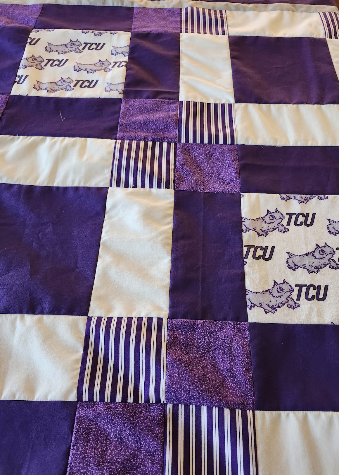 Quilt made by our quilters