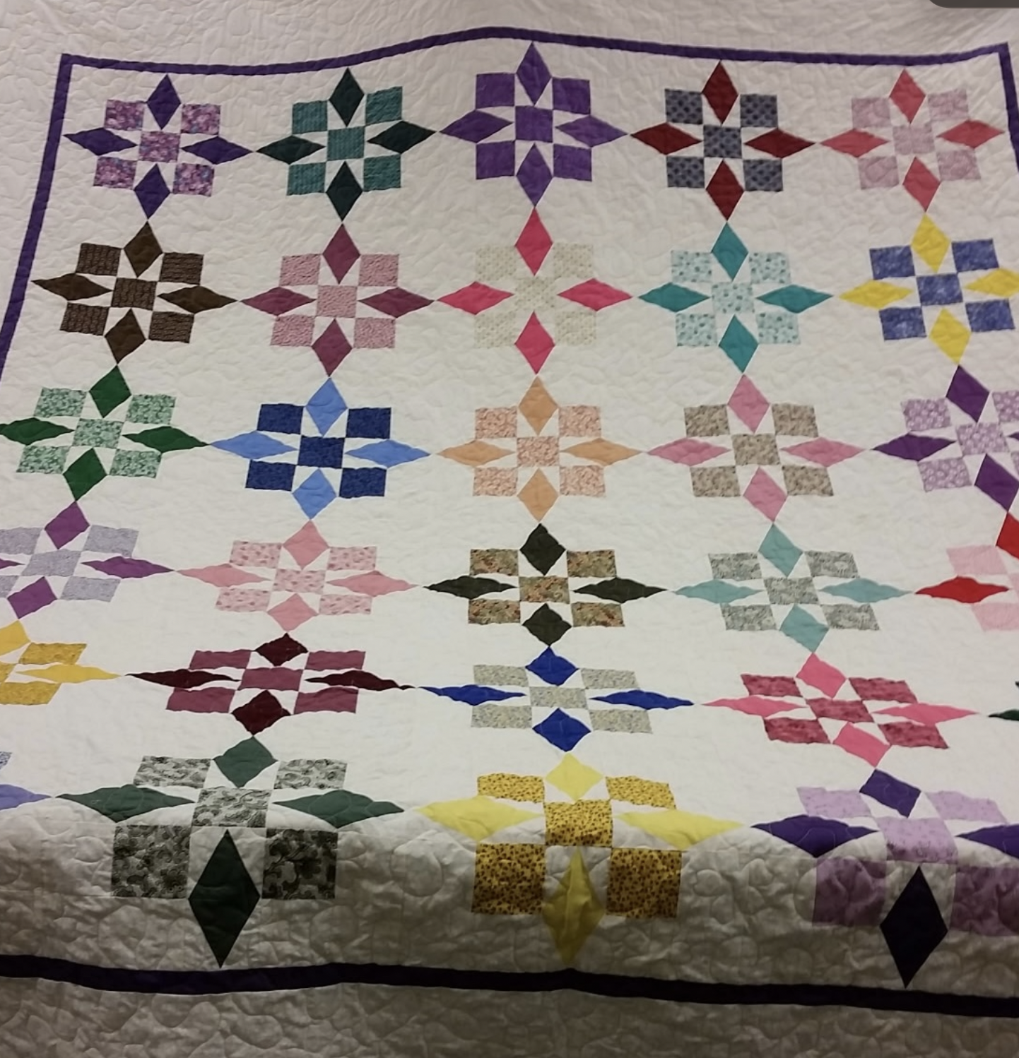 Quilt made by our quilters