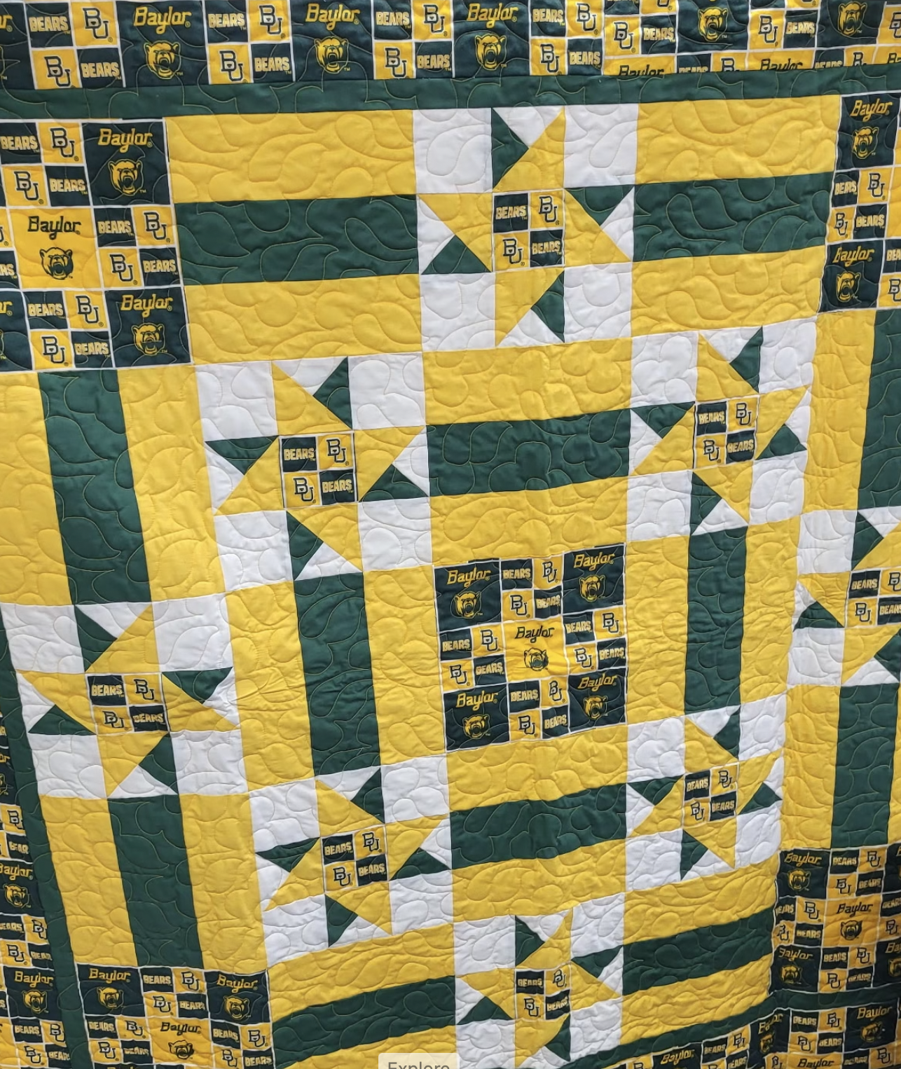 Quilt made by our quilters