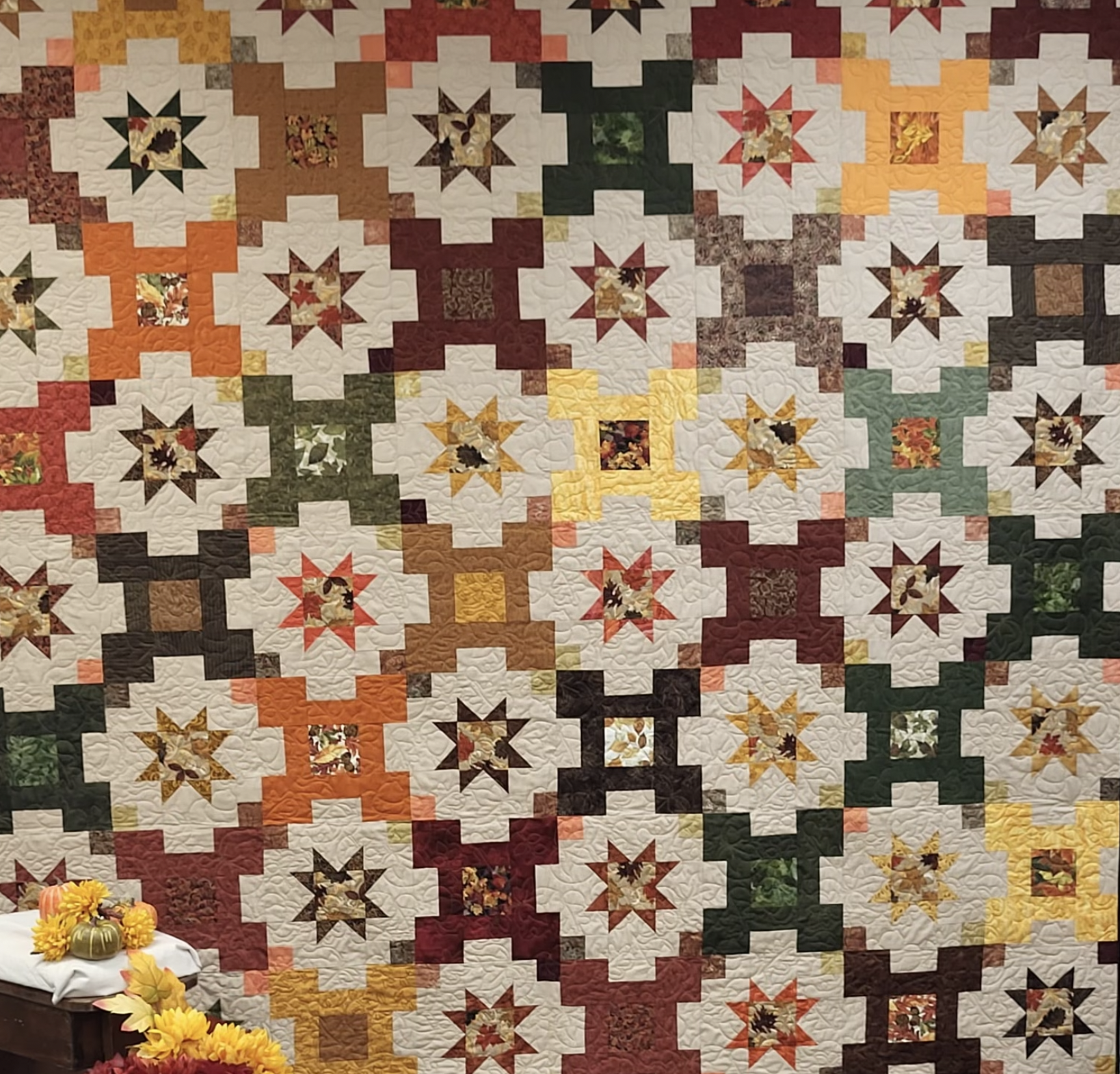 Quilt made by our quilters